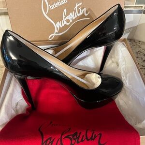 Christian Louboutin Bianca 120 Patent Calf Heels